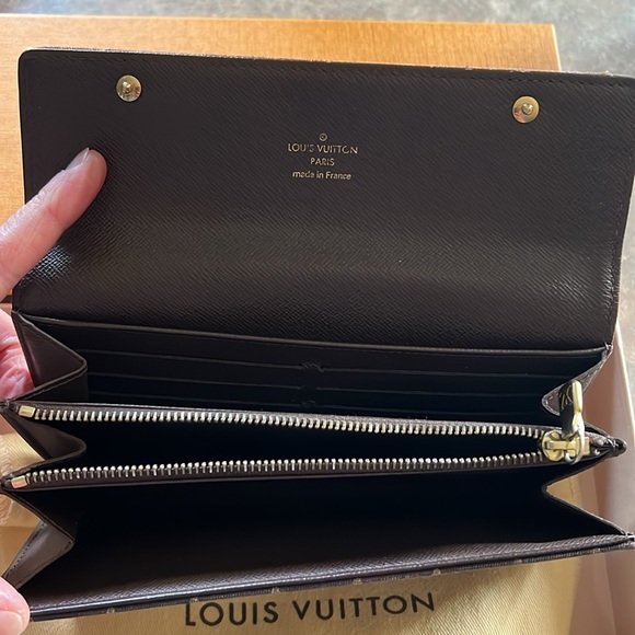 Louis Vuitton Mini Lin Monogram Portefeuille Sarah Wallet - Picture 7 of 16